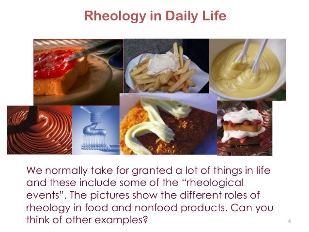 Rheology of Foods